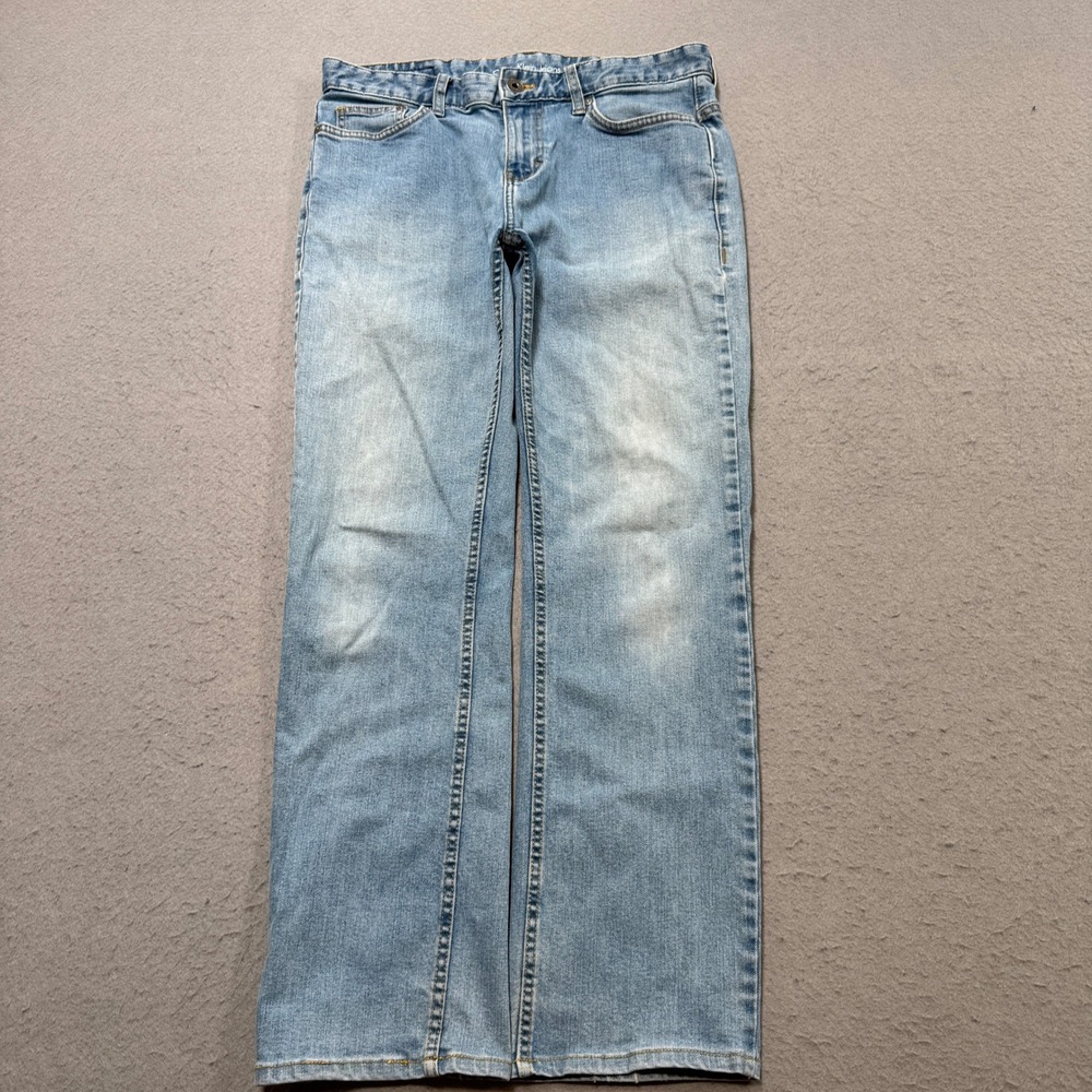 Calvin Klein Jeans Men's 30x30 Blue Denim Straight Leg Mid Rise Light Wash Retro